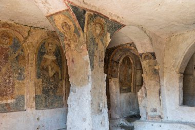 Massafra 'daki antik kilise. Puglia. İtalya.