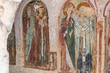 Massafra 'daki antik kilise. Puglia. İtalya.