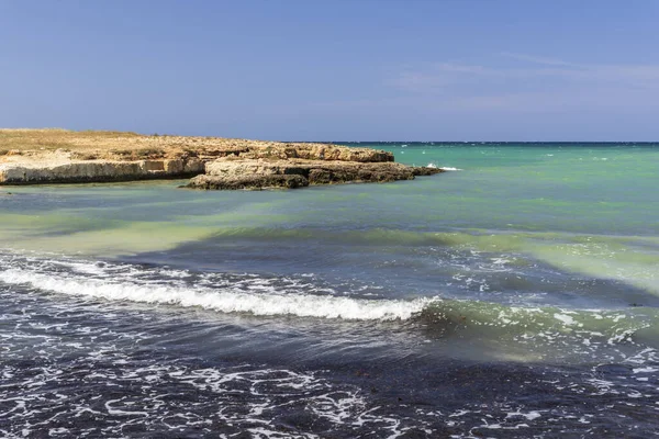 Krásný Výhled Pobřeží Moře Blízkosti Monopoli — Stock fotografie