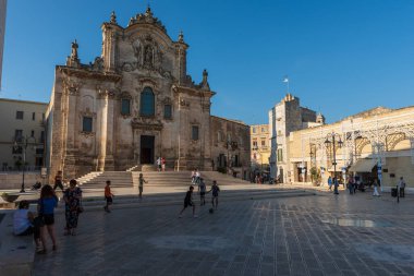 İtalya 'nın Matera şehrindeki eski kilise.