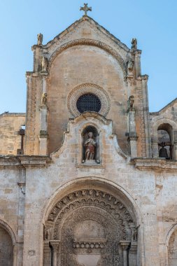 Güzel katedral, arka planda seyahat yeri