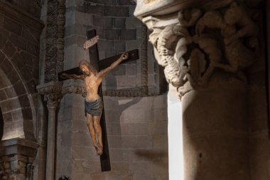 Matera, İtalya 'daki katedralin içi