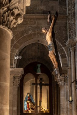 Matera, İtalya 'daki katedralin içi