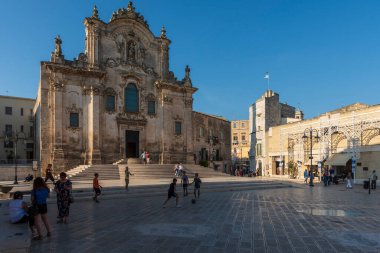  İtalya 'nın eski Matera kasabası