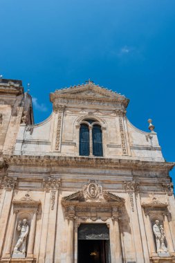 İtalya 'nın Ostuni şehrinin güzel manzarası