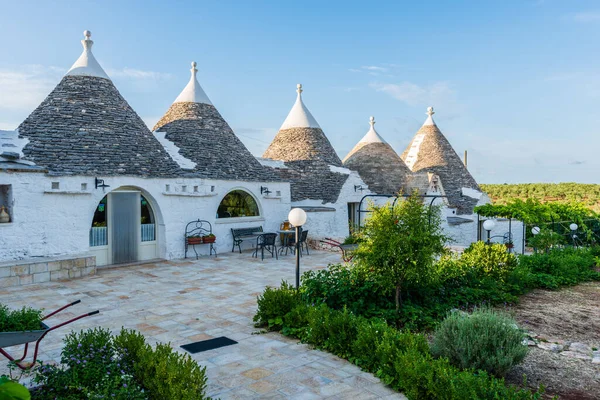 Martina Franca Apulien Italien Traditioneller Apulischer Trulli Bauernhof Italien — Stockfoto