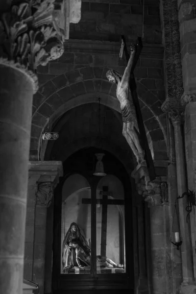 Εσωτερικό Της Παλιάς Εκκλησίας Στη Matera Ιταλία — Φωτογραφία Αρχείου