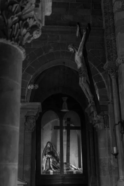 Interieur Van Oude Kerk Matera Italië — Stockfoto