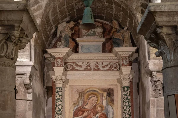 Interieur Van Oude Kerk Matera Italië — Stockfoto