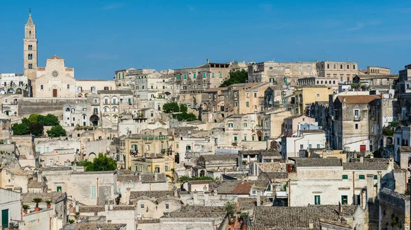 Antiguas Calles Casas Ciudad Matera Italia — Foto de Stock