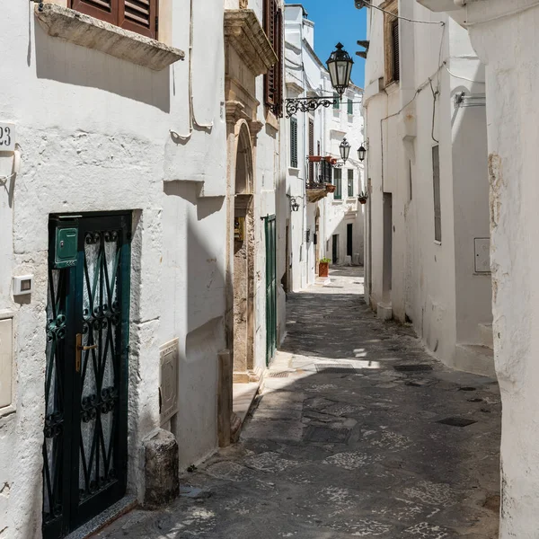 Hermosa Vista Ciudad Ostuni Italia — Foto de Stock