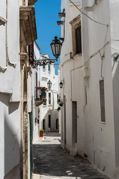 Hermosa Vista Ciudad Ostuni Italia — Foto de Stock