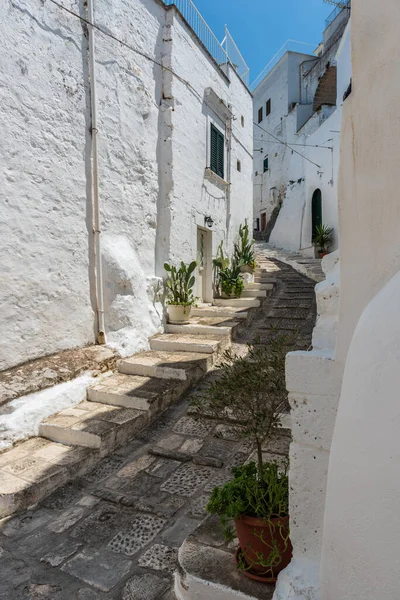 Schöne Aussicht Auf Die Stadt Ostuni Italien — Stockfoto