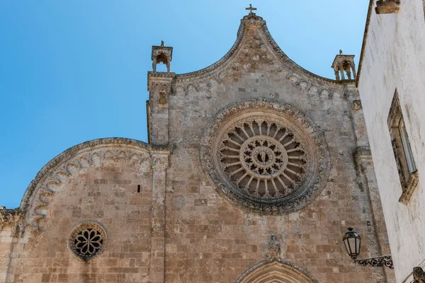 Glimtar Från Gamla Apulien Den Vita Staden Ostuni — Stockfoto
