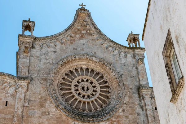 Glimtar Från Gamla Apulien Den Vita Staden Ostuni — Stockfoto