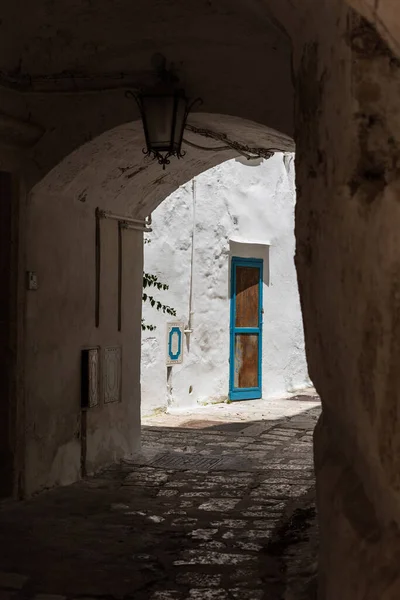 Talya Nın Ostuni Şehrinin Güzel Manzarası — Stok fotoğraf