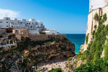 Polignano a Mare 'nin manzarası