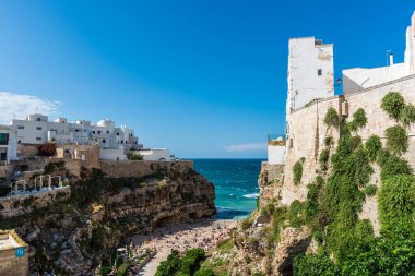 Polignano a Mare 'nin manzarası