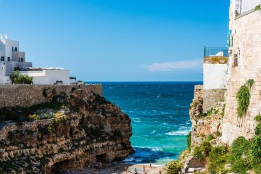 Polignano a Mare 'nin manzarası