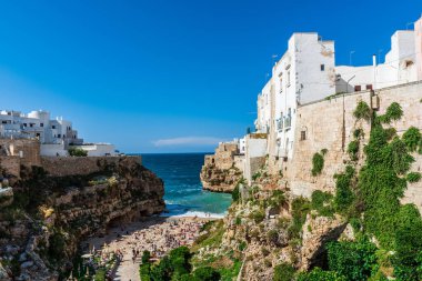 Polignano a Mare 'nin manzarası