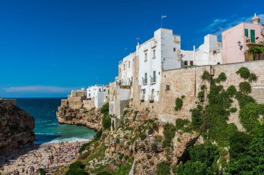 Polignano a Mare 'nin manzarası