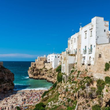 Polignano a Mare 'nin manzarası