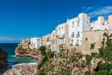 Polignano a Mare 'nin manzarası