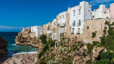Polignano a Mare 'nin manzarası