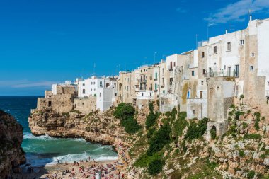 Polignano a Mare 'nin manzarası
