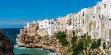 Polignano a Mare 'nin manzarası
