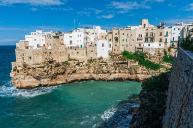 Polignano a Mare 'nin manzarası