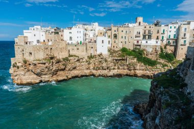 Polignano a Mare 'nin manzarası
