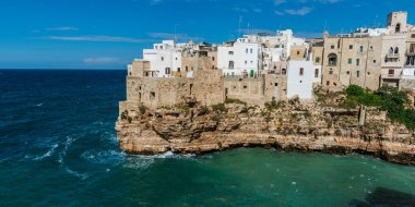 Polignano a Mare 'nin manzarası