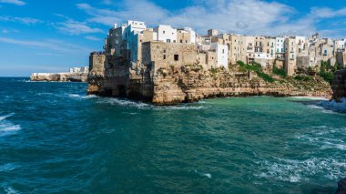 Polignano a Mare 'nin manzarası