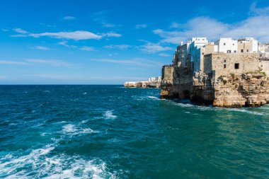 Polignano a Mare 'nin manzarası