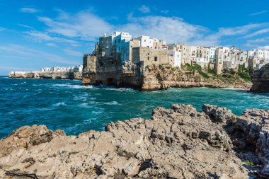 Polignano a Mare 'nin manzarası
