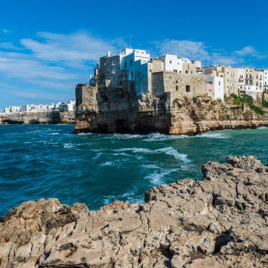 Eski şehir Polignano a Mare, İtalya 
