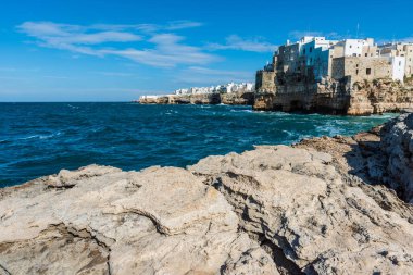 Eski şehir Polignano a Mare, İtalya 