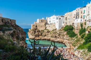 Polignano a Mare 'nin manzarası