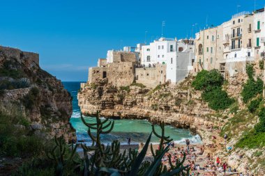 Polignano a Mare 'nin manzarası