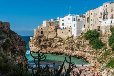 Polignano a Mare 'nin manzarası