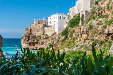 Polignano a Mare 'nin manzarası