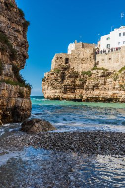 Polignano a Mare 'nin manzarası