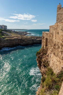 Polignano a Mare 'nin manzarası
