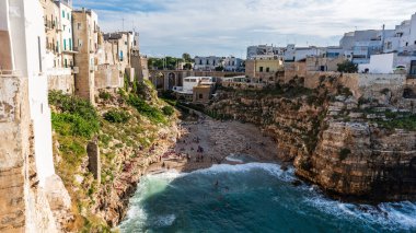 Polignano a Mare 'nin manzarası