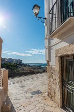 Eski şehrin güzel manzarası