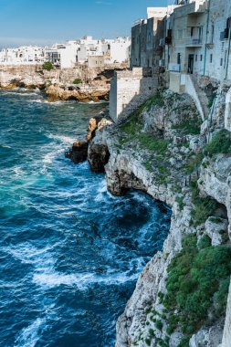 Polignano a Mare 'nin manzarası