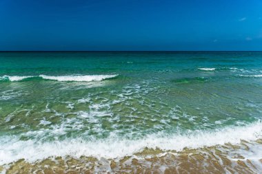 Torre dell 'Orso plajının güzel manzarası