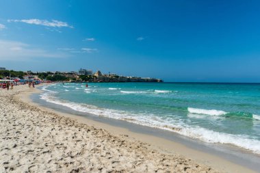 Torre dell 'Orso plajının güzel manzarası