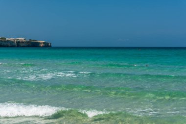 Torre dell 'Orso plajının güzel manzarası